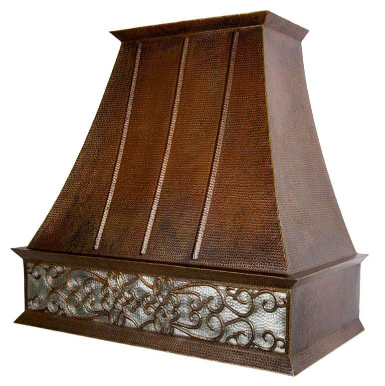 Premier Copper Products Wall Mounted Range Hoods item HV-EURO38S-NB-C2036BPSB
