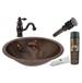 Premier Copper Products - LO19FKOIDB - Undermount Bathroom Sinks
