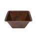 Premier Copper Products - LSQ15DB - Undermount Bathroom Sinks