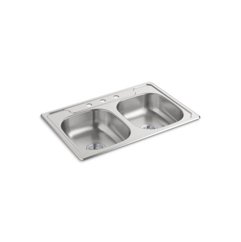 Sterling Plumbing Drop In Kitchen Sinks item 14633-3-NA