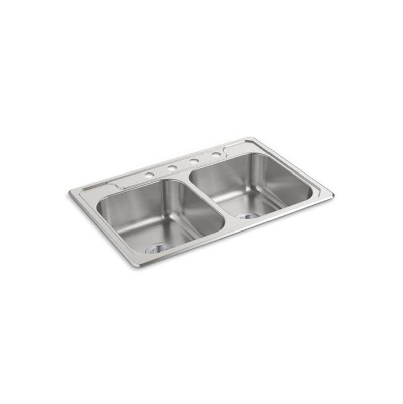 Sterling Plumbing Drop In Kitchen Sinks item 14707-4-NA