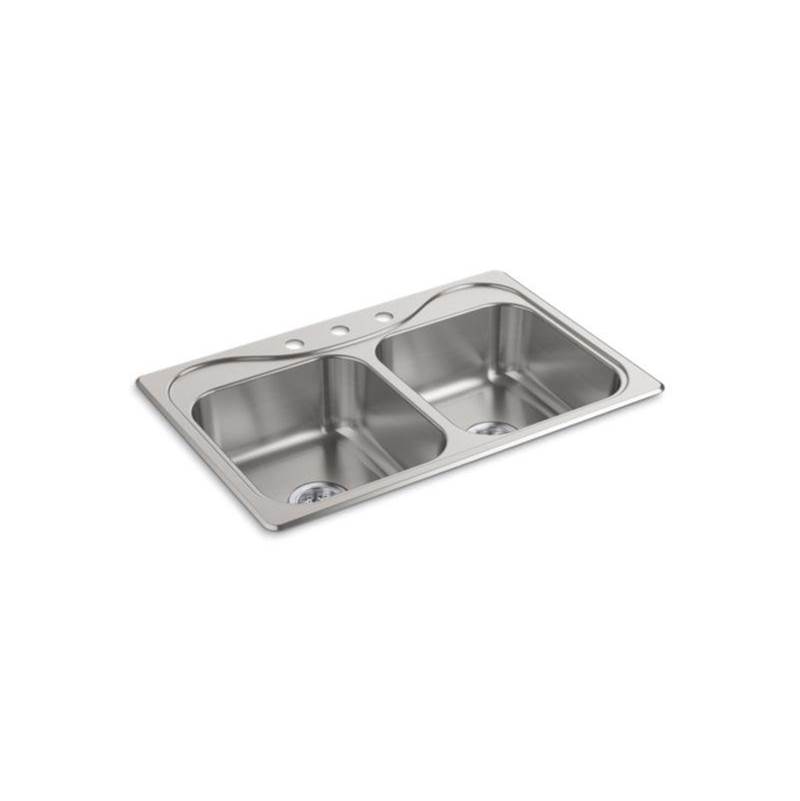 Sterling Plumbing Drop In Kitchen Sinks item 11400-3-NA