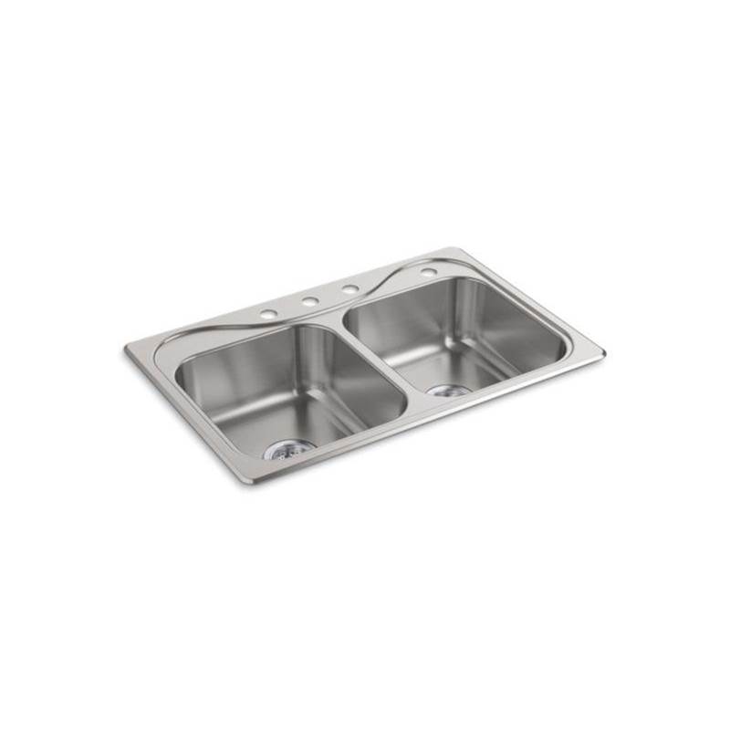 Sterling Plumbing Drop In Kitchen Sinks item 11400-4-NA