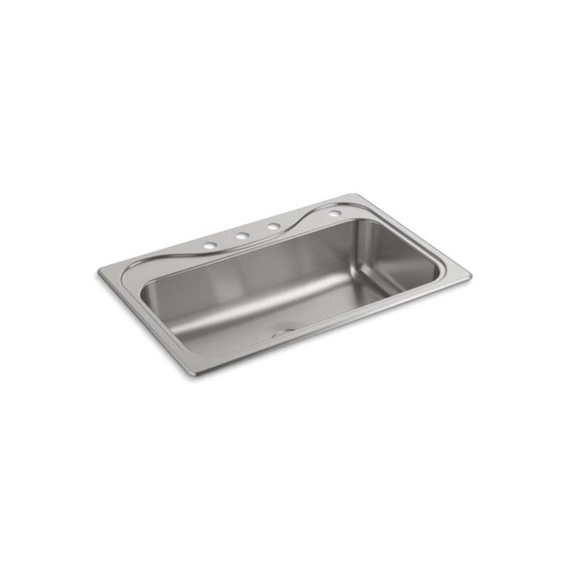 Sterling Plumbing Drop In Kitchen Sinks item F24912-4-NA