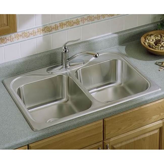Sterling Plumbing Drop In Kitchen Sinks item F11400-3-NA