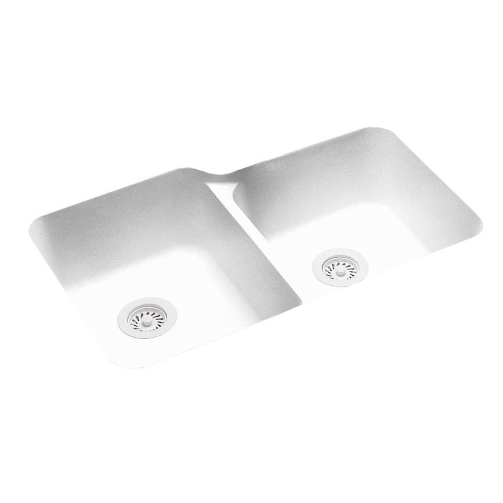 Swan Undermount Double Bowl Sink Kitchen Sinks item US03015SB.040